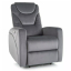 Kronos dönthető bársony fotel szürke