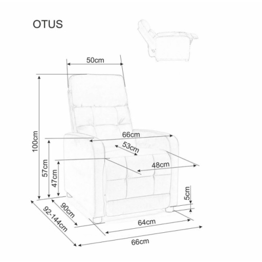 Otus dönthető bársony fotel zöld