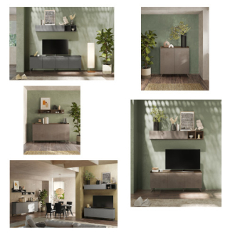 Tray szürke komódok többféle